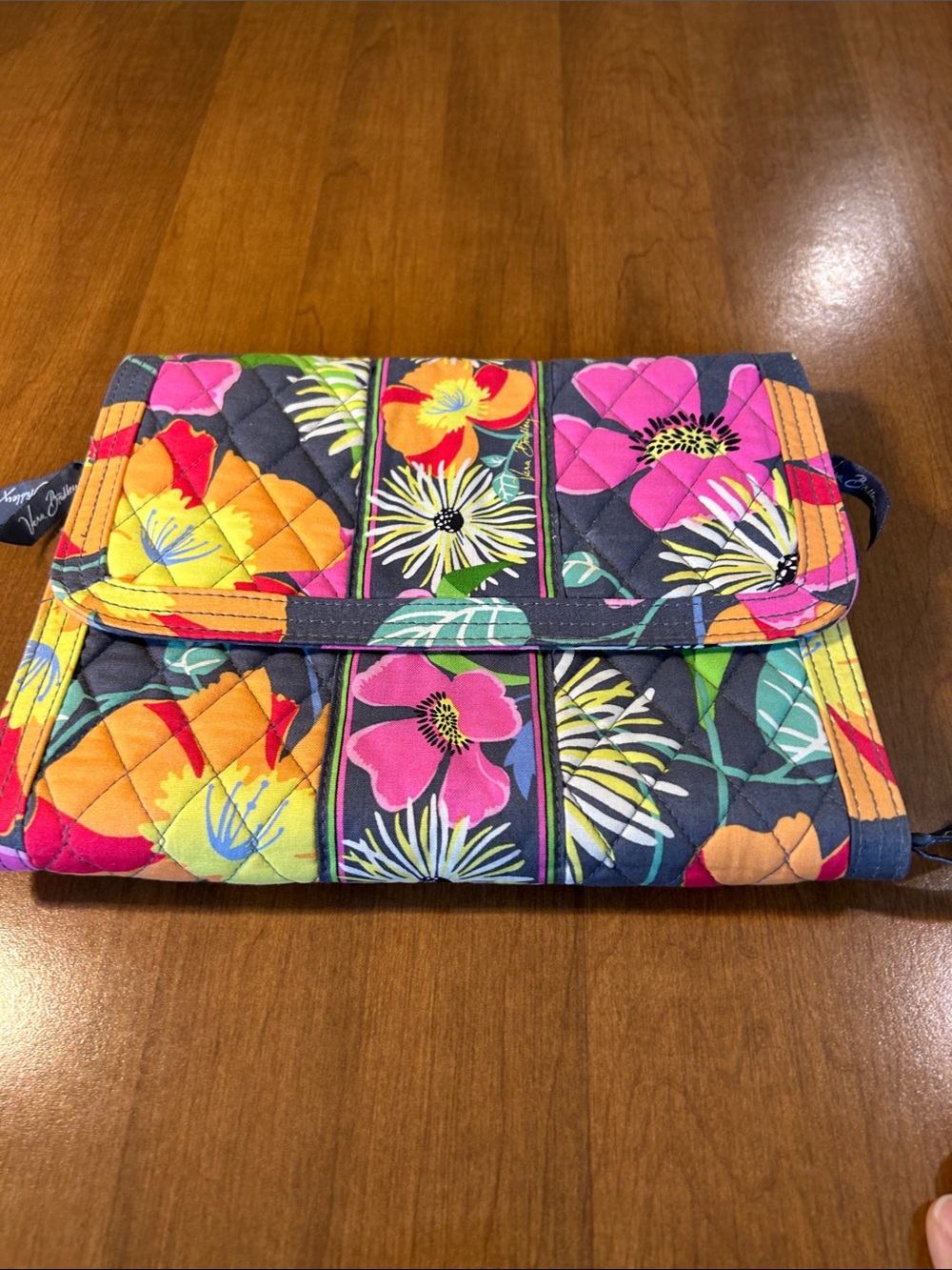 Vera Bradley Floral Quilted Foldover Travel bag - Multi-Color